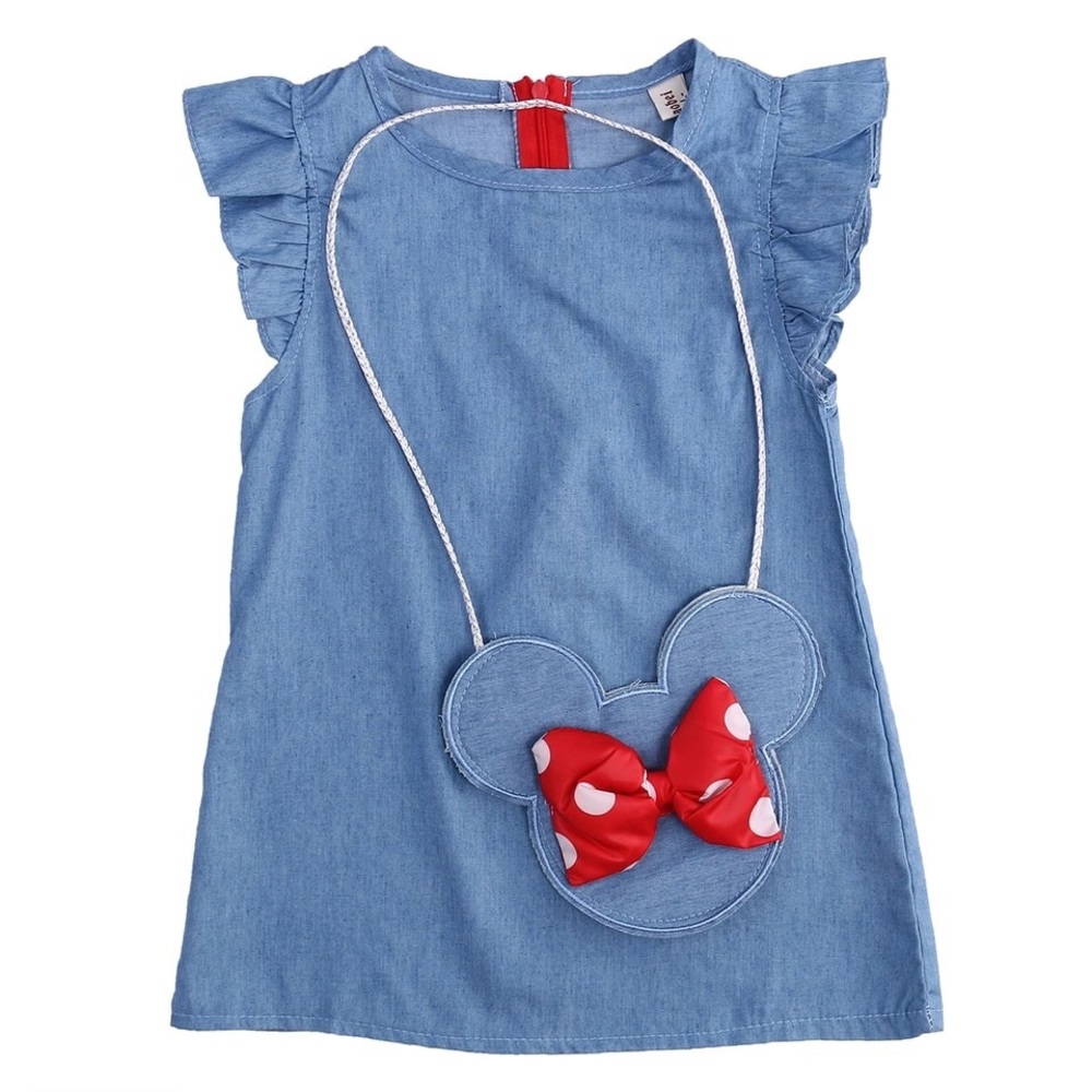 Final Price‼️Minnie Mouse chambray with handbag